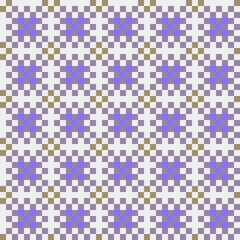 Abstract Cross Pattern generative computational art illustration