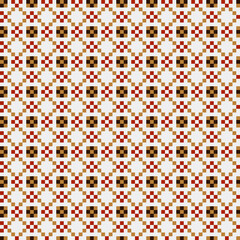 Abstract Cross Pattern generative computational art illustration