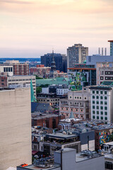 Views of Downtown of Montreal Quebec