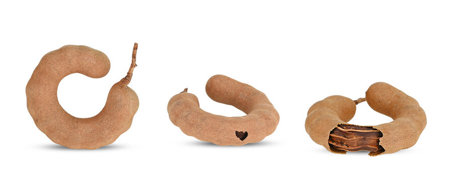 tamarind isolated on white background