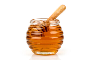 Honey isolated on white background.