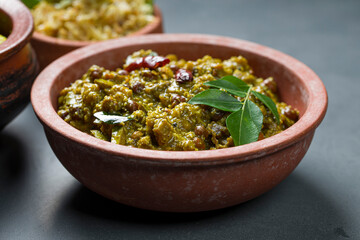 Bengal gram curry or kootukari