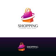 shopping bag logo design