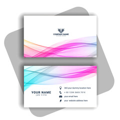 Vector abstract creative business cards