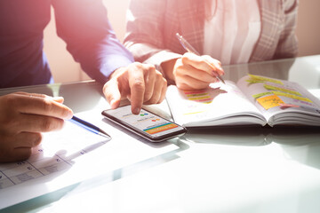 Looking At Calendar Schedule