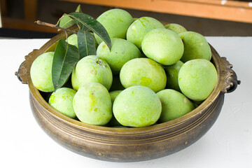 Bunch of Raw mango or Green mango