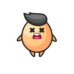 the dead egg mascot character