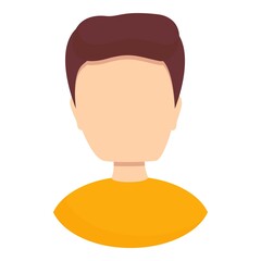 Anonymous human icon. Cartoon of Anonymous human vector icon for web design isolated on white background