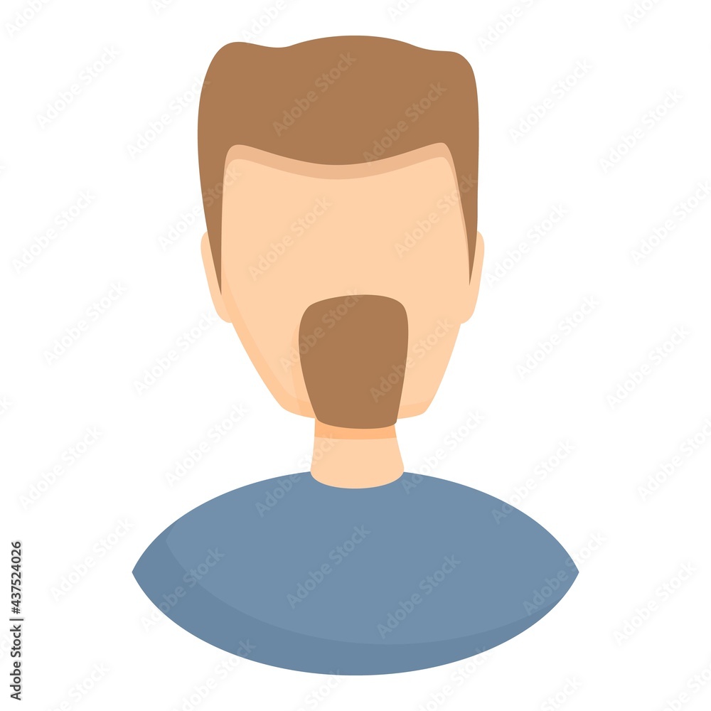 Poster anonymous identity icon. cartoon of anonymous identity vector icon for web design isolated on white 