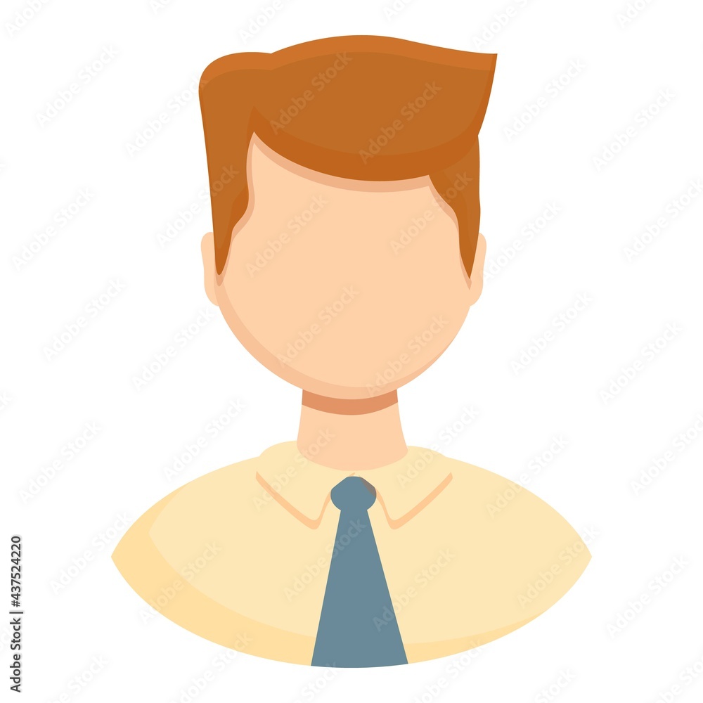 Poster anonymous suspicious icon. cartoon of anonymous suspicious vector icon for web design isolated on wh