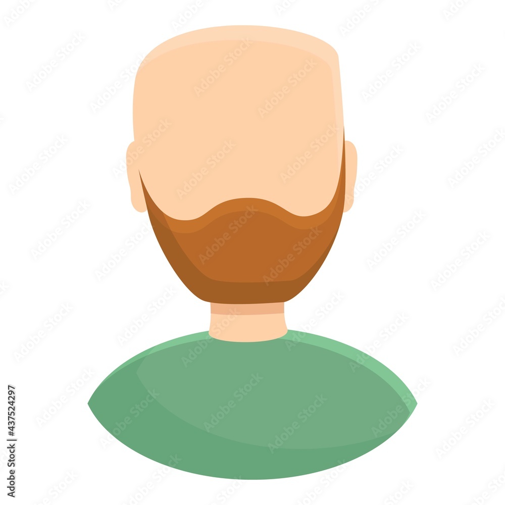 Poster anonymous person icon. cartoon of anonymous person vector icon for web design isolated on white back