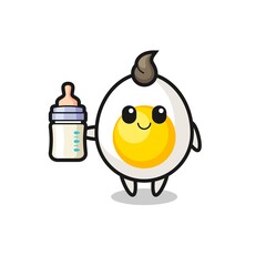 cute boiled egg grandpa is getting angry