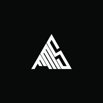 F M S letter logo abstract creative design. F M S unique design