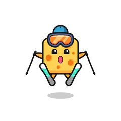 the MMA fighter cheese mascot with a belt