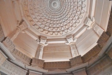 newly constructed temple architecture , haryana,india