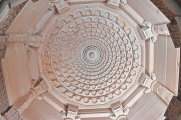 Obraz premium newly constructed temple architecture , haryana,india