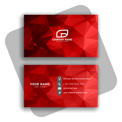 Red Modern Business-Card Set