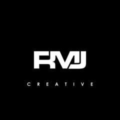 RMJ Letter Initial Logo Design Template Vector Illustration