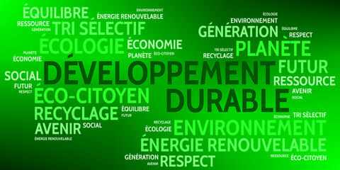 Nuage de Mots Développement Durable v9
