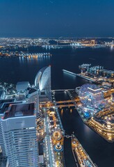 Obraz premium country skyline at night