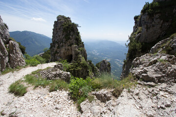 Strada delle 52 gallerie - Great Italian military work, among the most difficult ever created. 