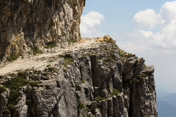 Strada delle 52 gallerie - Great Italian military work, among the most difficult ever created. 