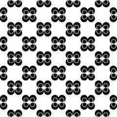 seamless pattern mandala design with circular ornament background