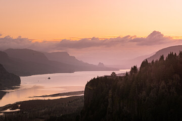 sunrise over the gorge