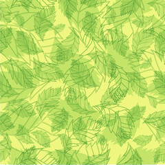 Leaves pattern for print.