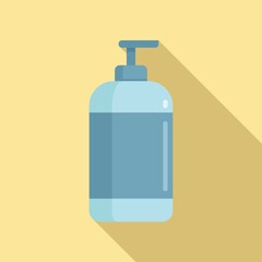 Softener dispenser icon, flat style
