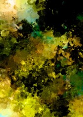 幻想的な茶色と黄色のキラキラテクスチャ背景
