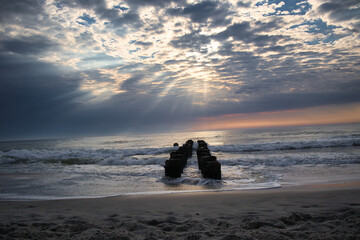 Sunrise at the beach