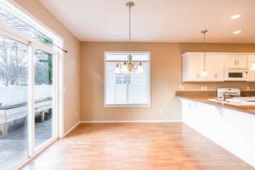 modern dining room interior