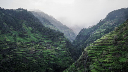 Fototapeta na wymiar Madeira is a Portuguese island with great nature and hiking trails.