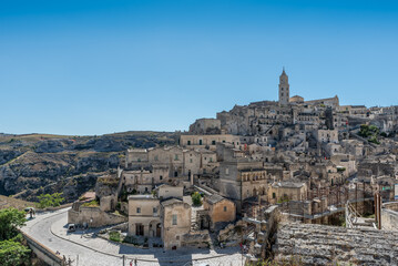 Obraz premium Matera Basilicata streets panorama