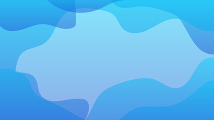 Simple minimal blue wave abstract background. Abstract background with dynamic effect. Motion vector Illustration. Trendy gradients. Can be used for advertising, marketing, presentation.