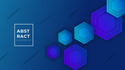 Abstract technology digital hi tech concept background. Vector hexagons pattern. Geometric abstract background with simple hexagonal elements. Medical, technology or science design.