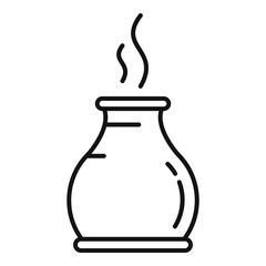 Aroma diffuser icon, outline style