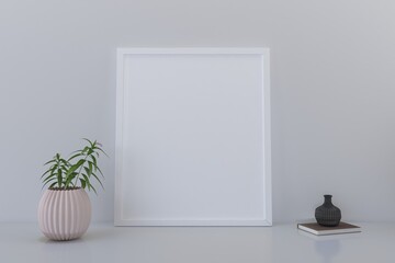 Empty Photo Frame Mockup Design Mockup