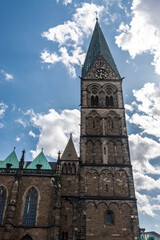 Fototapeta na wymiar Bremen Cathedral in Bremen, Germany