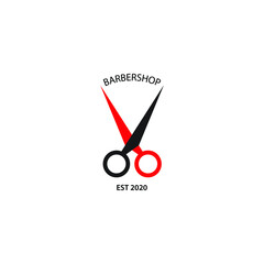 Scissor Logo.Barber Logo.Barbershop Logo Vector Illustration