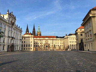 Fototapeta na wymiar European Castle Square