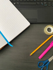 notebook and pen