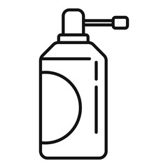 Disinfection soap dispenser icon, outline style