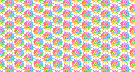 Fototapeta na wymiar seamless abstract geometric rainbow pattern-6ha