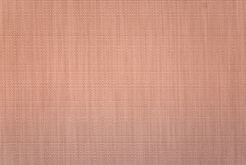 Fototapeta premium Brown texture of the canvas in a check and stripe close up