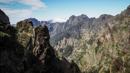 Madeira is a Portuguese island with magnificent nature and hiking trails.
