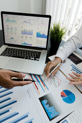 Business People Meeting Design Ideas Concept. business planning,Successful business group working at the office.