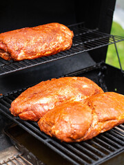 Pulled Pork Schweinehals