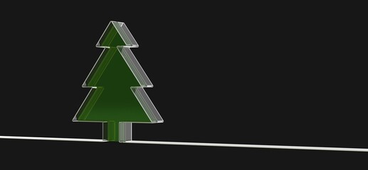 Christmas banner, Xmas sparkling